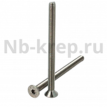 Винт с потайной головкой и внутренним шестигранником DIN 7991 8.8, M5x10