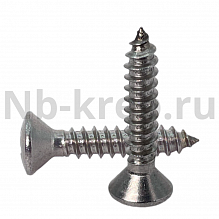 DIN 7983 A2 C 2,2X13 H Винт самонарезающий с полупотайной головой с острым концом форма С и крестообразным шлицем PH (Phillips) нержавеющий